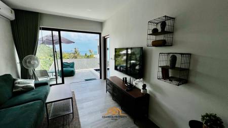 Affordable 2-Bedroom Condo with Ocean View in Lamai