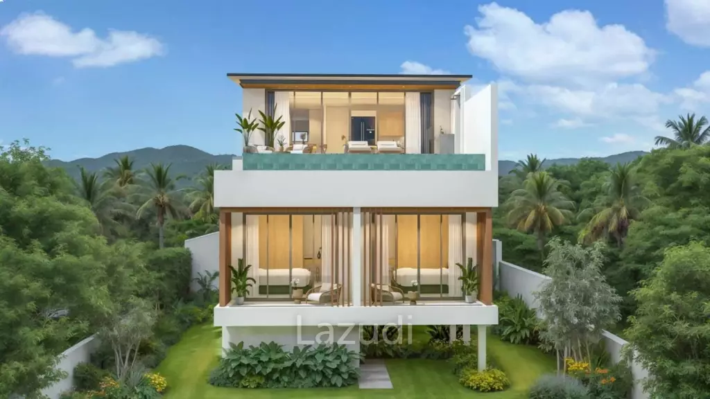 3-Bed Modern Villa with Sea Views, 300m to the Beach!