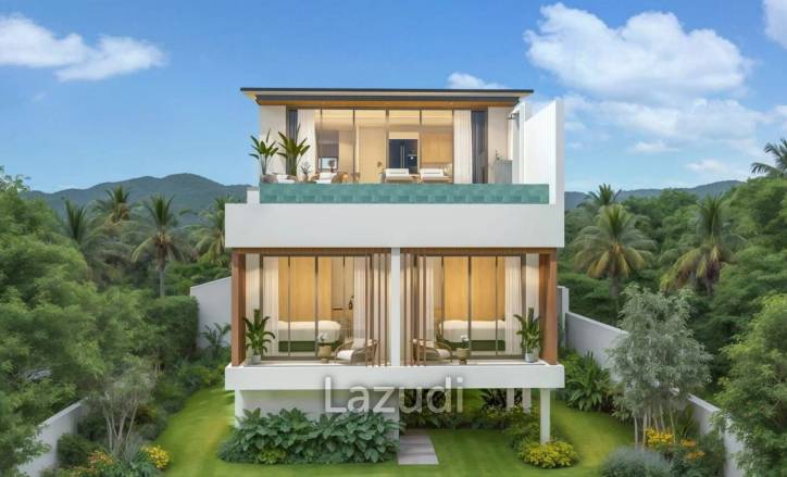 3-Bed Modern Villa with Sea Views, 300m to the Beach!
