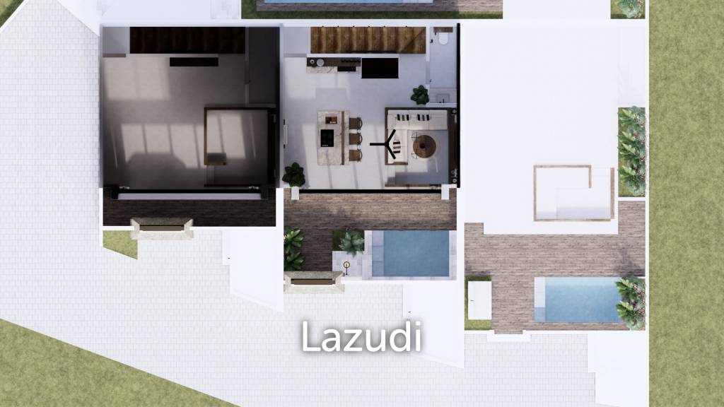 Loft style villa in Uluwatu Only 5 min walk to Istana