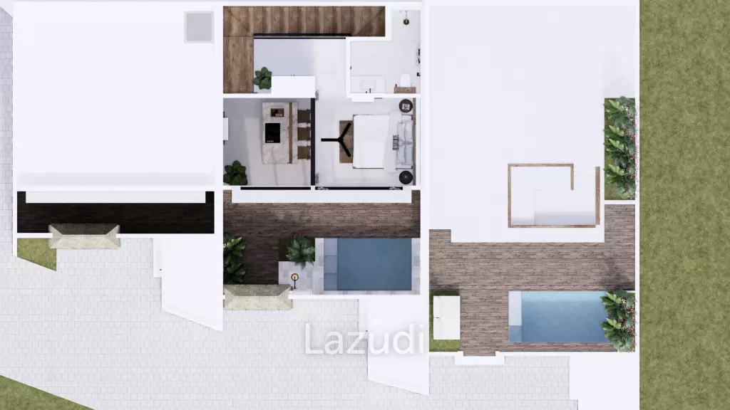 Loft style villa in Uluwatu Only 5 min walk to Istana