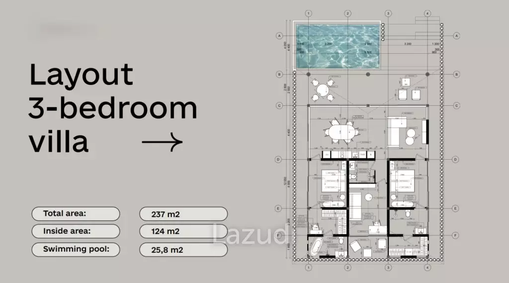 3 Bed 3 Bath 237 SQ.M Siam Residence