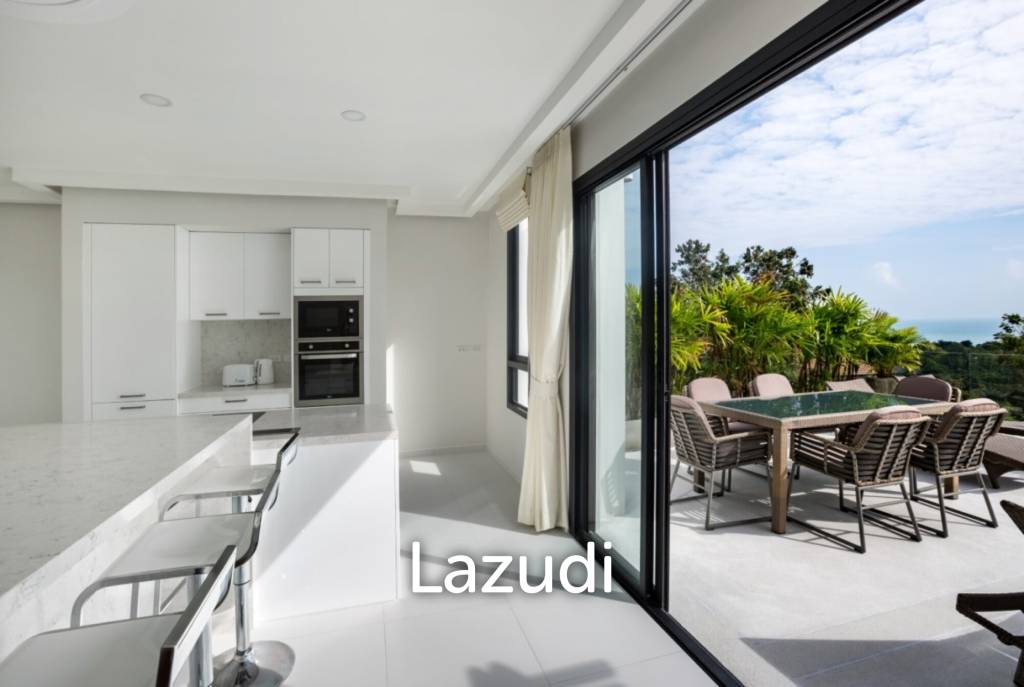 Luxury 3-Bedroom Villa with Panoramic Sea Views in Choeng Mon