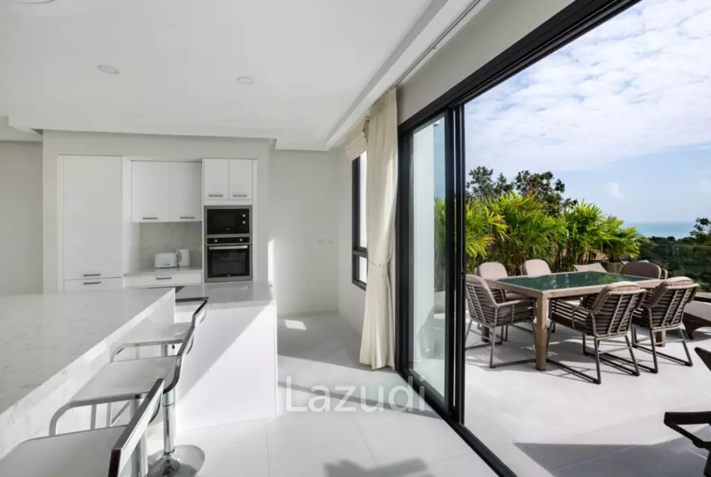 Luxury 3-Bedroom Villa with Panoramic Sea Views in Choeng Mon