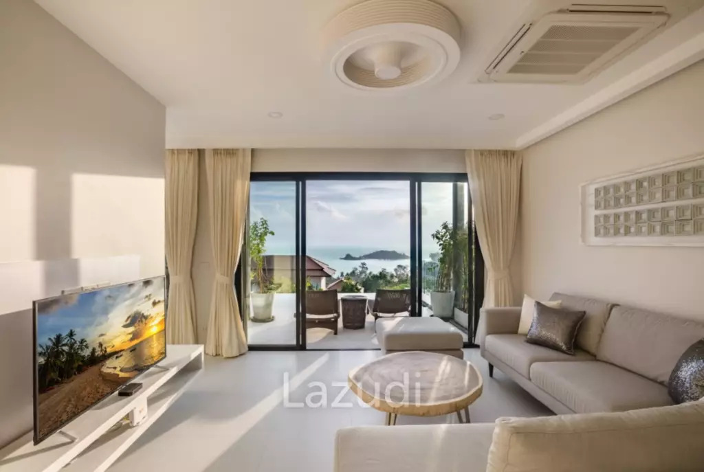 Luxury 3-Bedroom Villa with Panoramic Sea Views in Choeng Mon