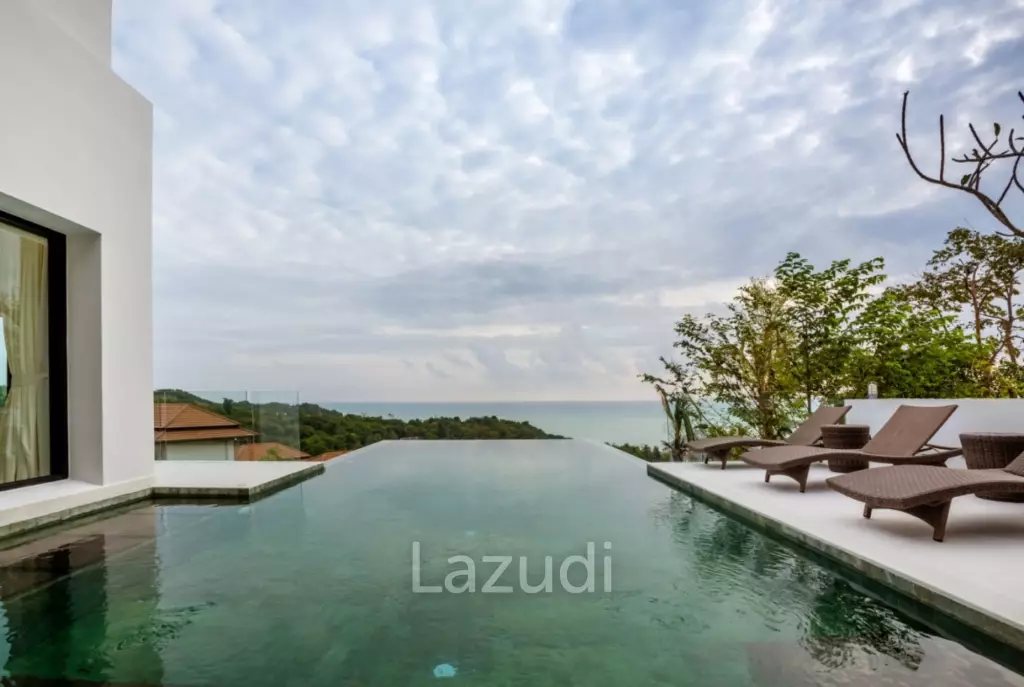 3-Bed Sea View Villa in Gated Community in Choeng Mon