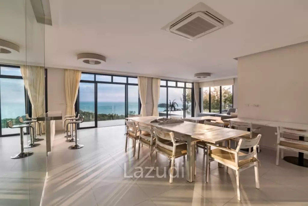 3-Bed Sea View Villa in Gated Community in Choeng Mon