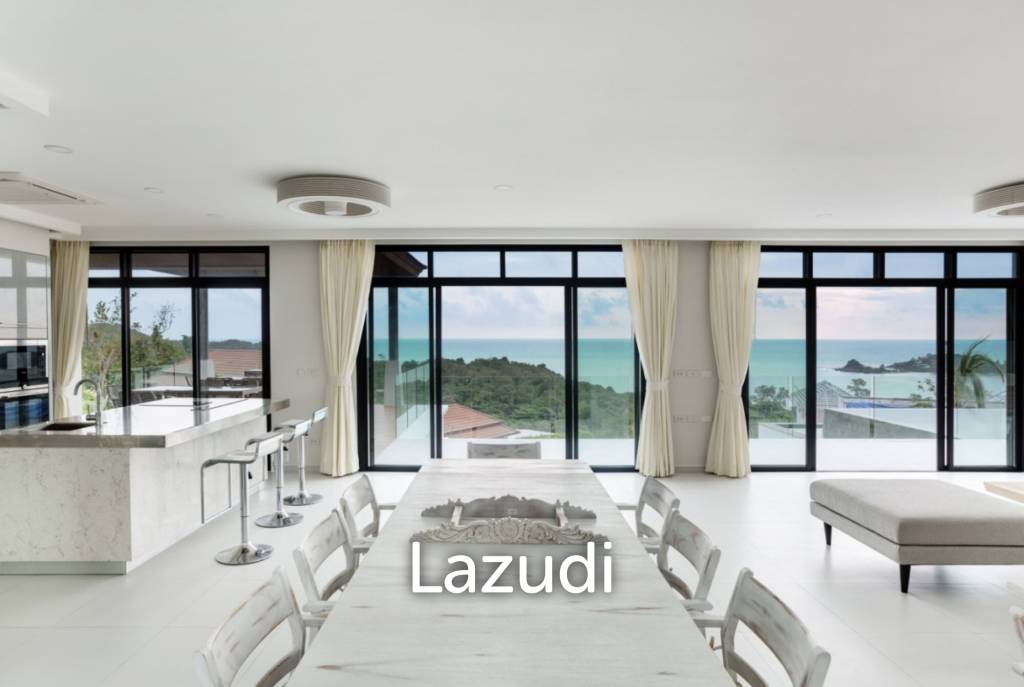 3-Bed Sea View Villa in Gated Community in Choeng Mon