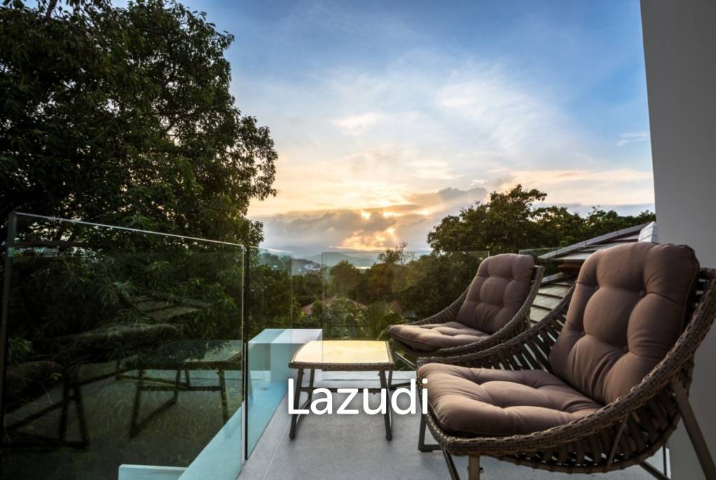 3-Bed Sea View Villa in Gated Community in Choeng Mon