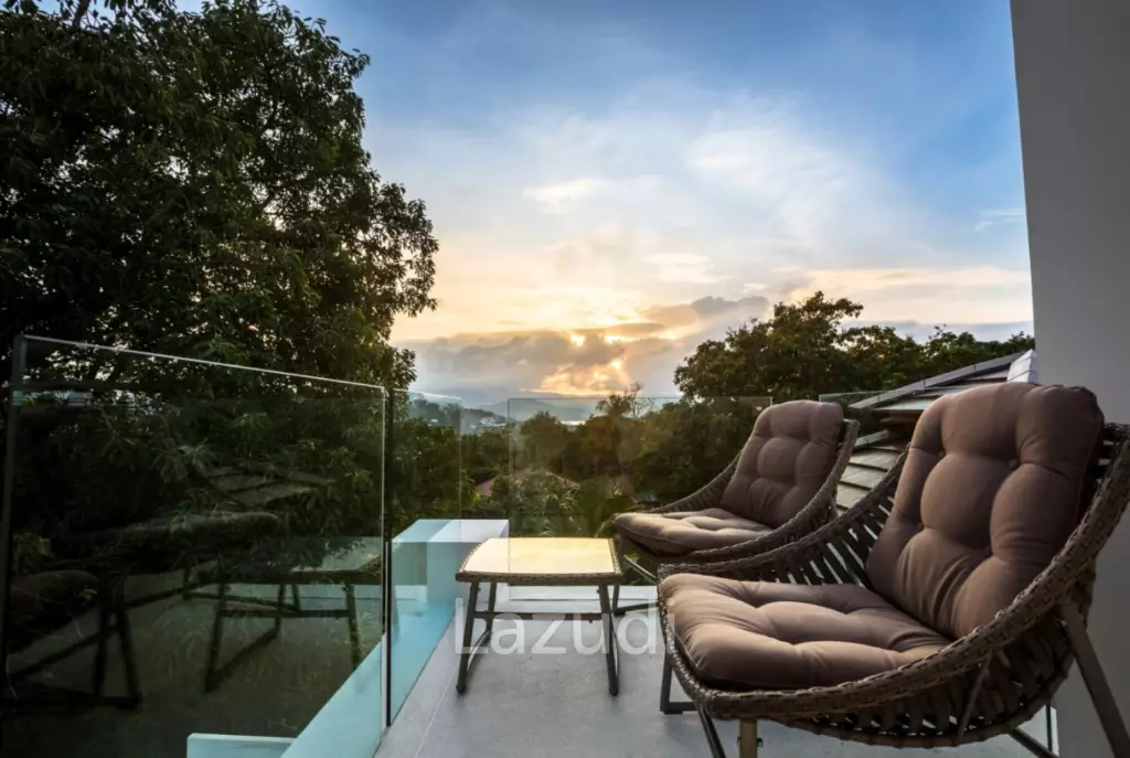 3-Bed Sea View Villa in Gated Community in Choeng Mon