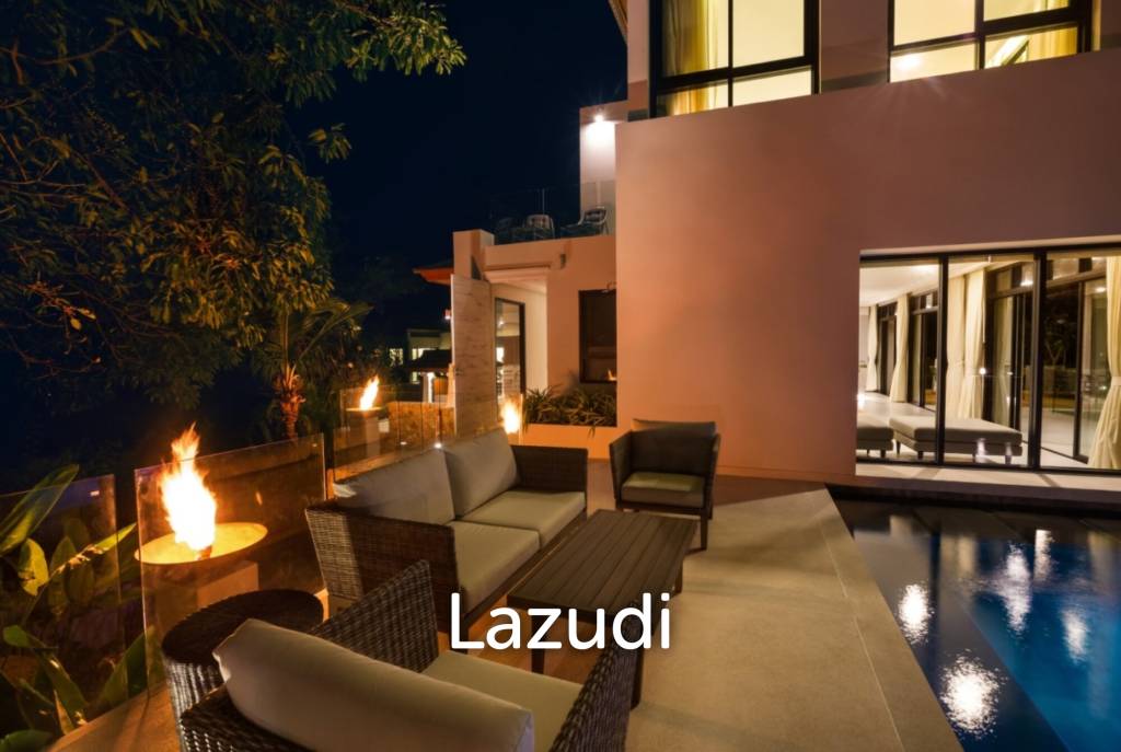 3-Bed Sea View Villa in Gated Community in Choeng Mon