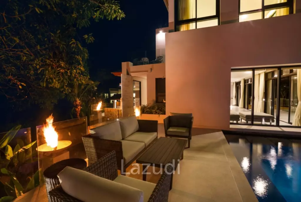 3-Bed Sea View Villa in Gated Community in Choeng Mon