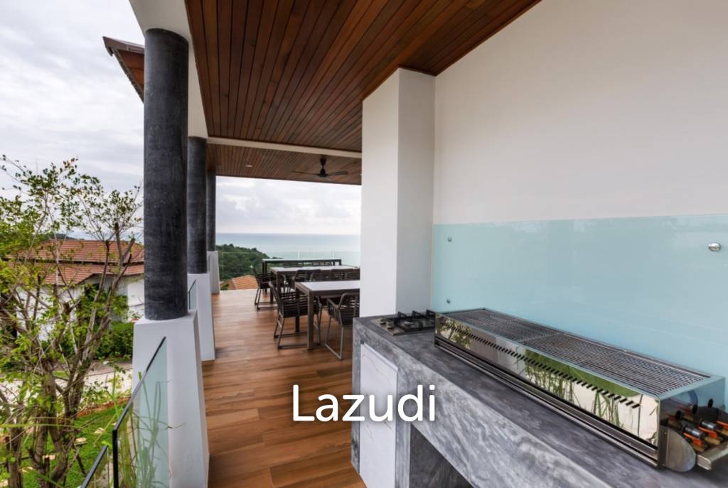 3-Bed Sea View Villa in Gated Community in Choeng Mon