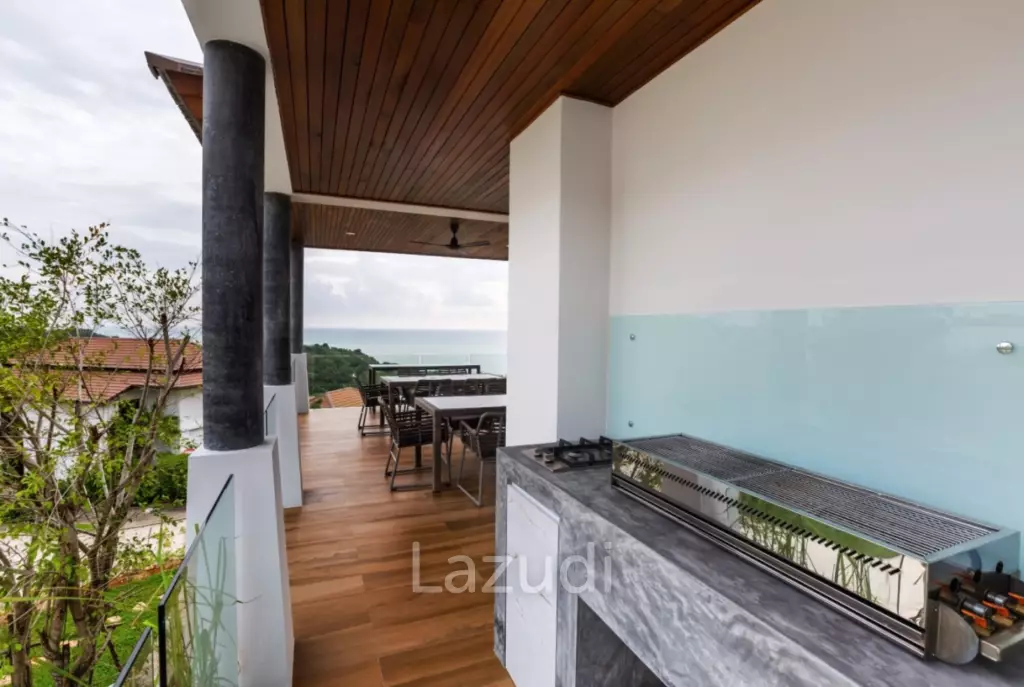 3-Bed Sea View Villa in Gated Community in Choeng Mon