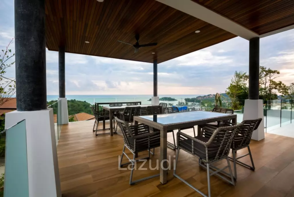 3-Bed Sea View Villa in Gated Community in Choeng Mon