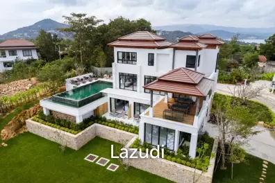 3-Bed Sea View Villa in Gated Community in Choeng Mon