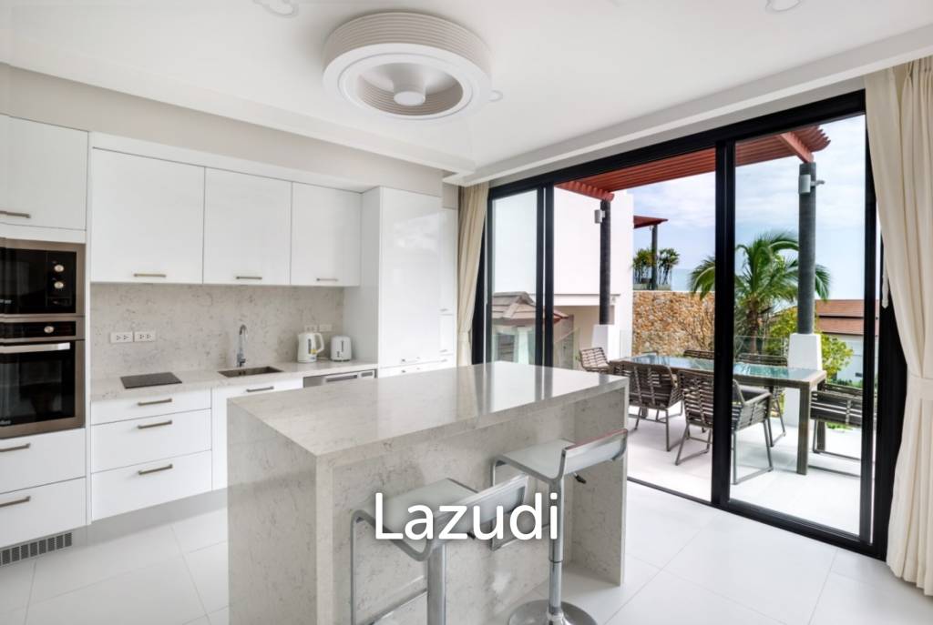 Beautiful 2-Bed Sea View Villa in Choeng Mon's Gated Community
