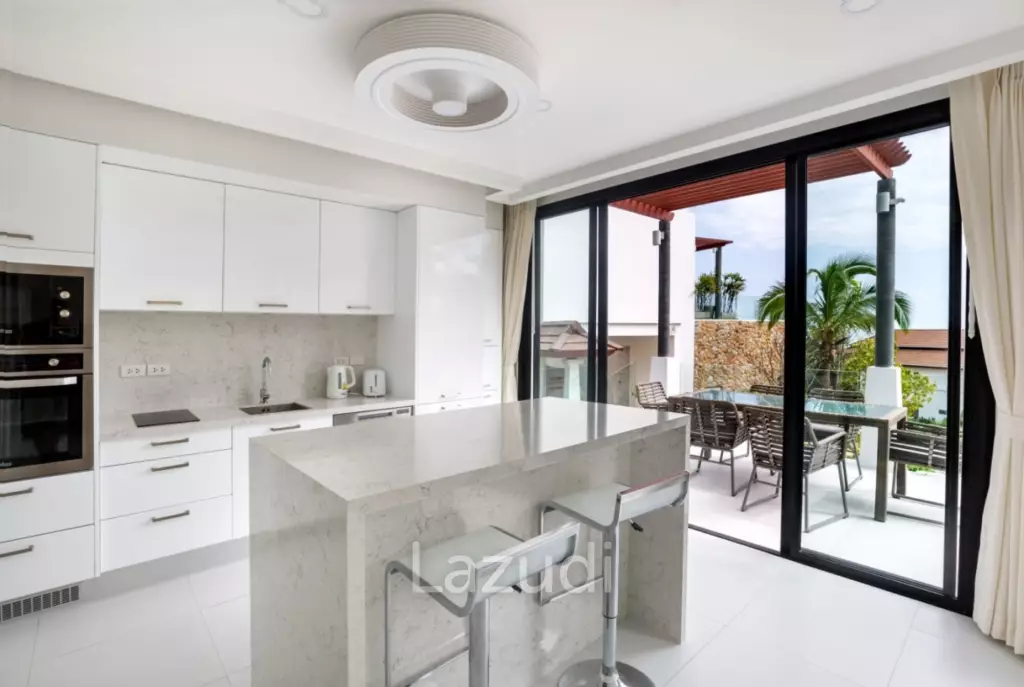 Beautiful 2-Bed Sea View Villa in Choeng Mon's Gated Community