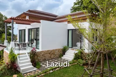 Beautiful 2-Bed Sea View Villa in Choeng Mon's Gated Community
