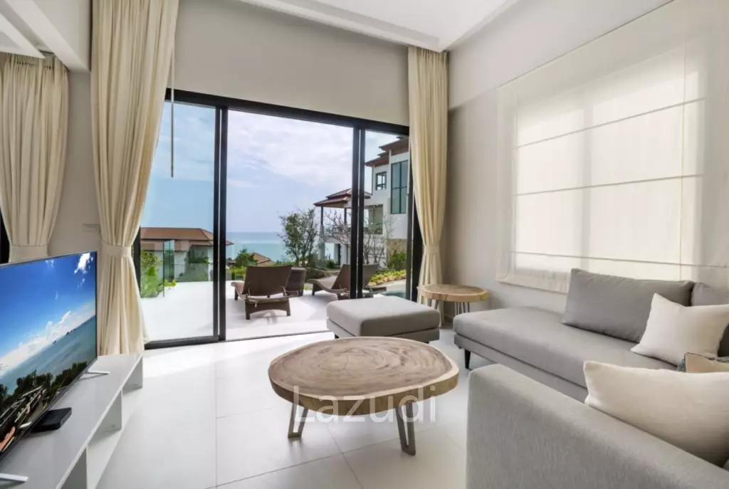 Beautiful 2-Bed Sea View Villa in Choeng Mon's Gated Community