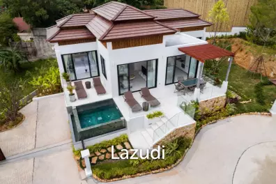 Beautiful 2-Bed Sea View Villa in Choeng Mon's Gated Community