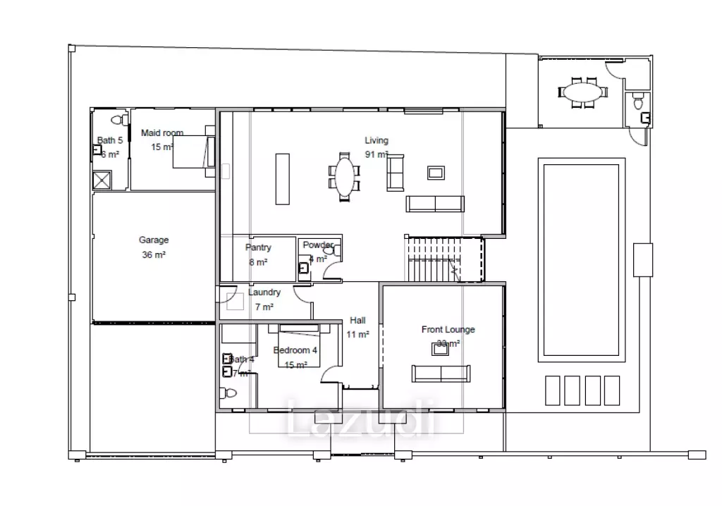 5 Beds Luxury Villa, 436SQ.M at Maysaya Homes