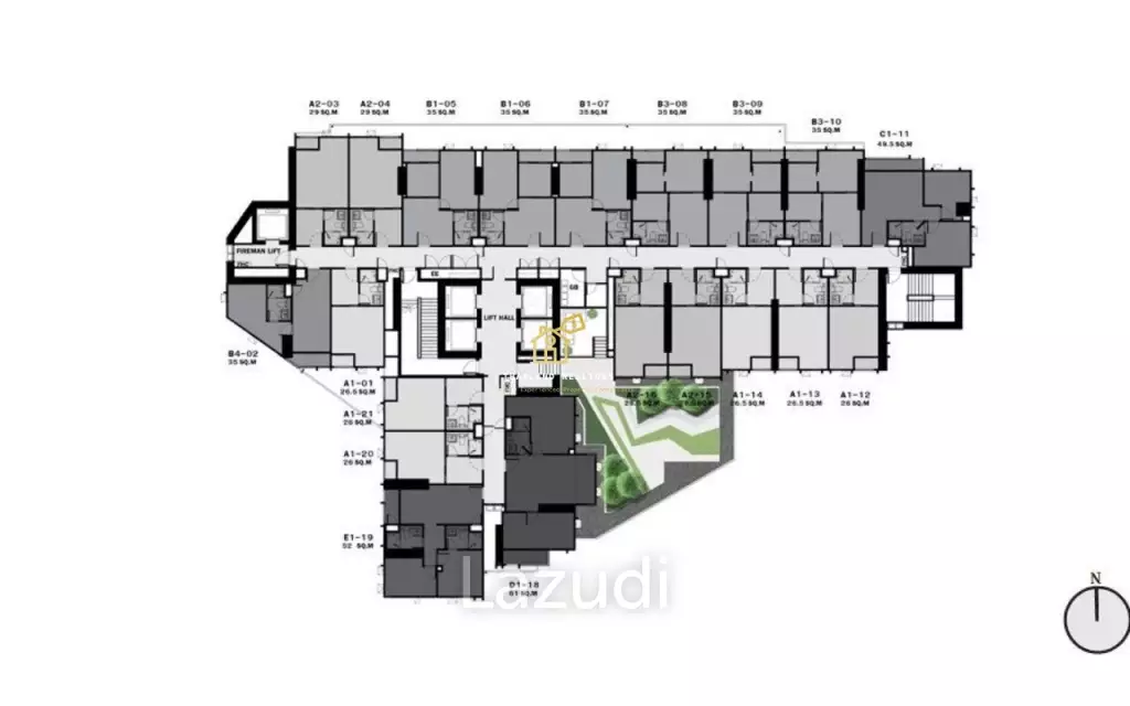Life Ladprao / Condo For Rent / 1 Bedroom / 29.31 SQM / BTS Ha Yaek Lat Phrao / Bangkok