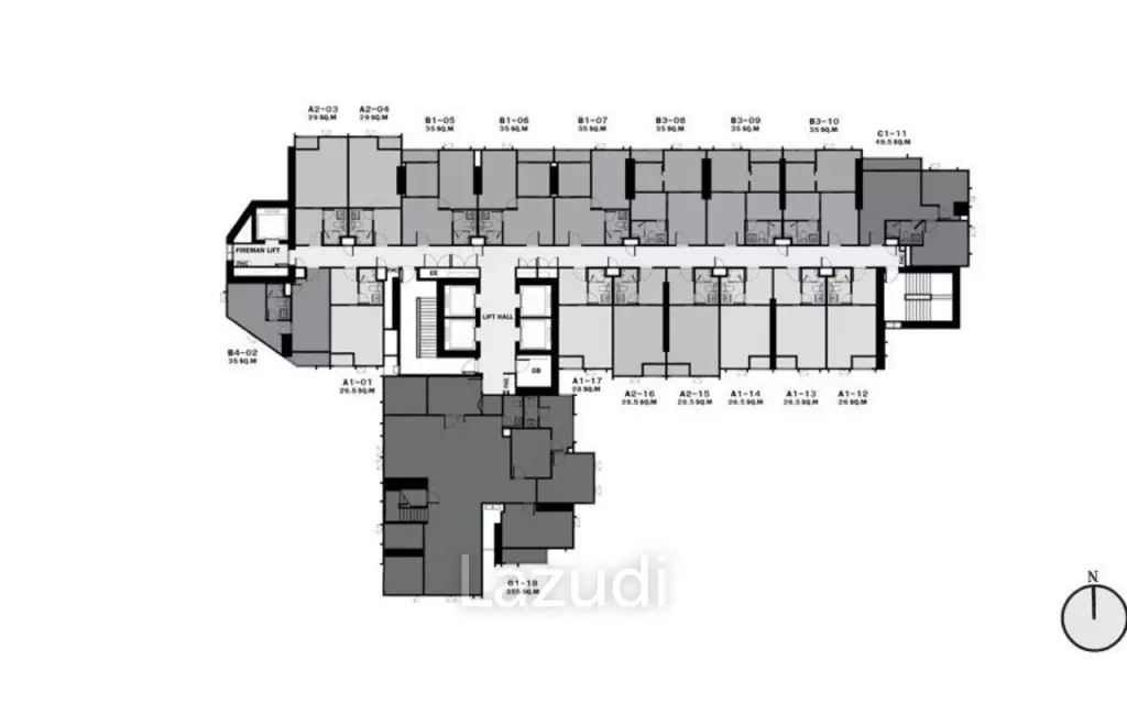 Life Ladprao / Condo For Rent / 1 Bedroom / 29.31 SQM / BTS Ha Yaek Lat Phrao / Bangkok