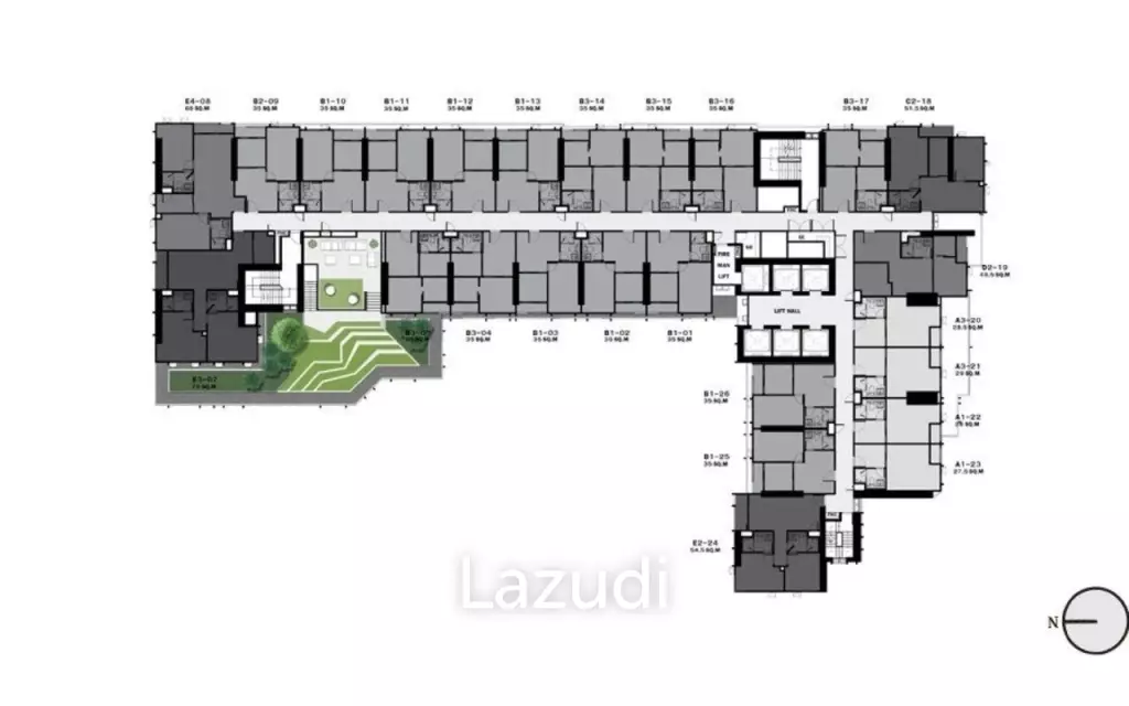 Life Ladprao / Condo For Rent / 1 Bedroom / 29.31 SQM / BTS Ha Yaek Lat Phrao / Bangkok