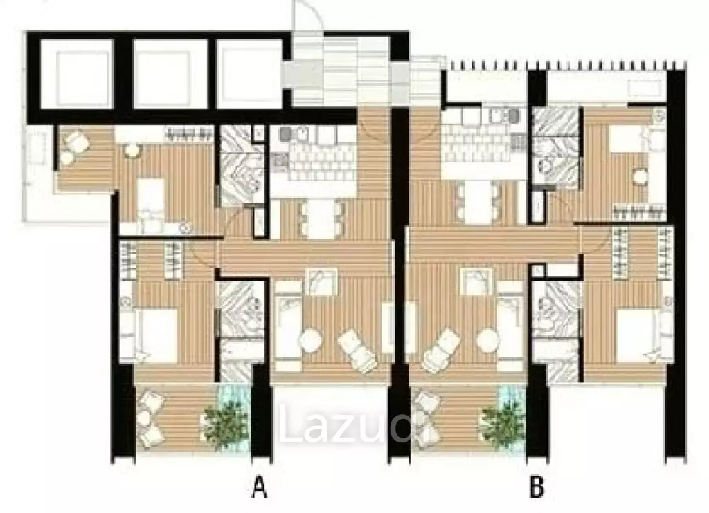 2 Bed 2 Bath 94 SQ.M The Met Condominium