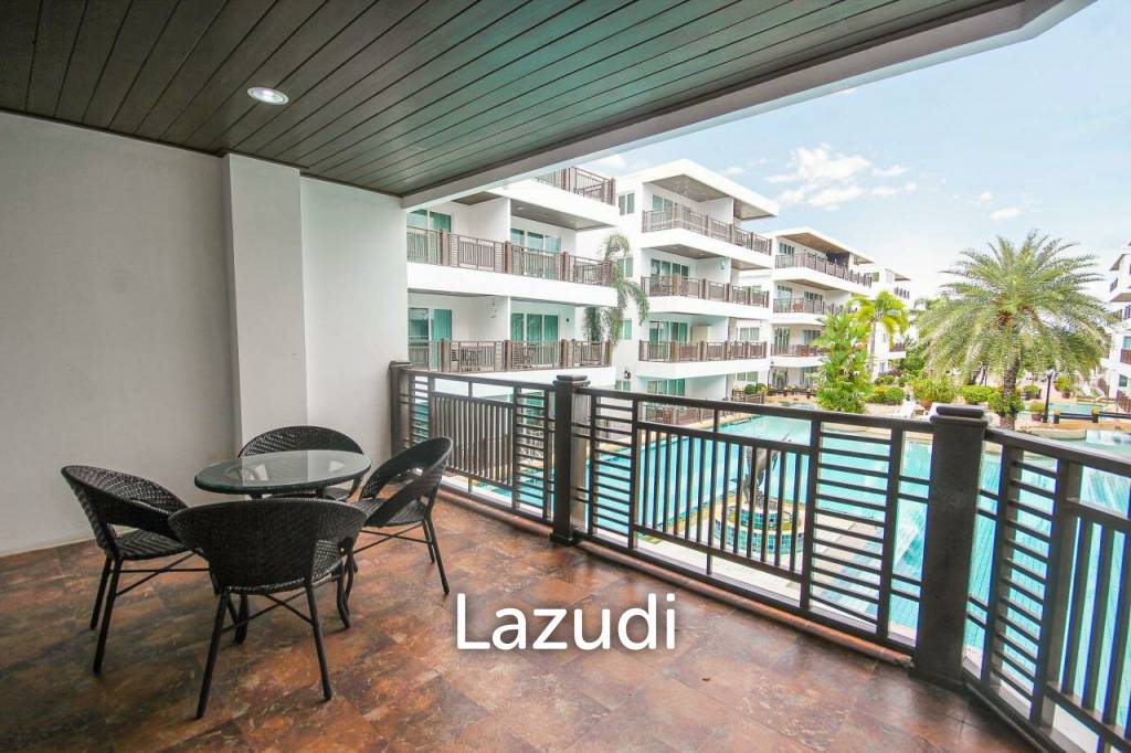 SEA VIEW - LARGE 114 SQM. 2 BED UNIT - THE BEACH PALACE CHA AM