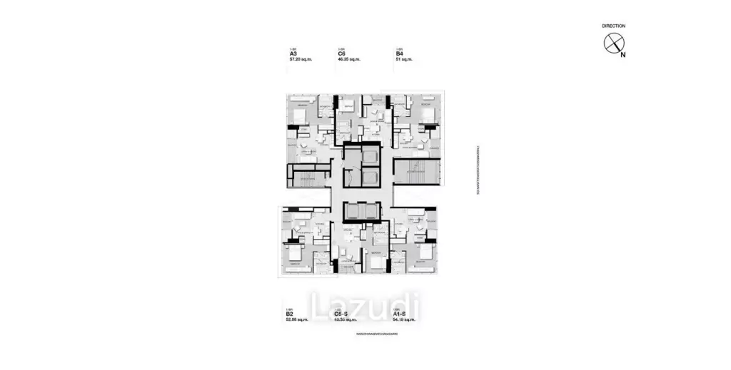 1 Bedroom 1 Bathroom 48 SQ.M At M Silom