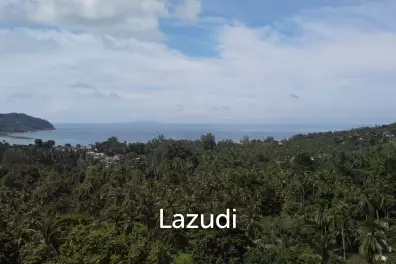 Stunning 1084 m² Land with Sea View Overlooking Chaloklum Bay, Koh Phangan