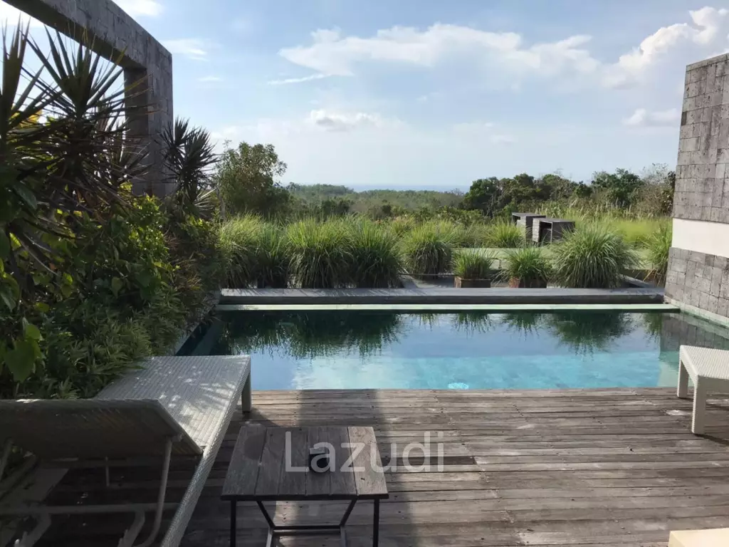 Stunning Freehold Ocean view one bedroom villa in the Heart of Pecatu, Bukit