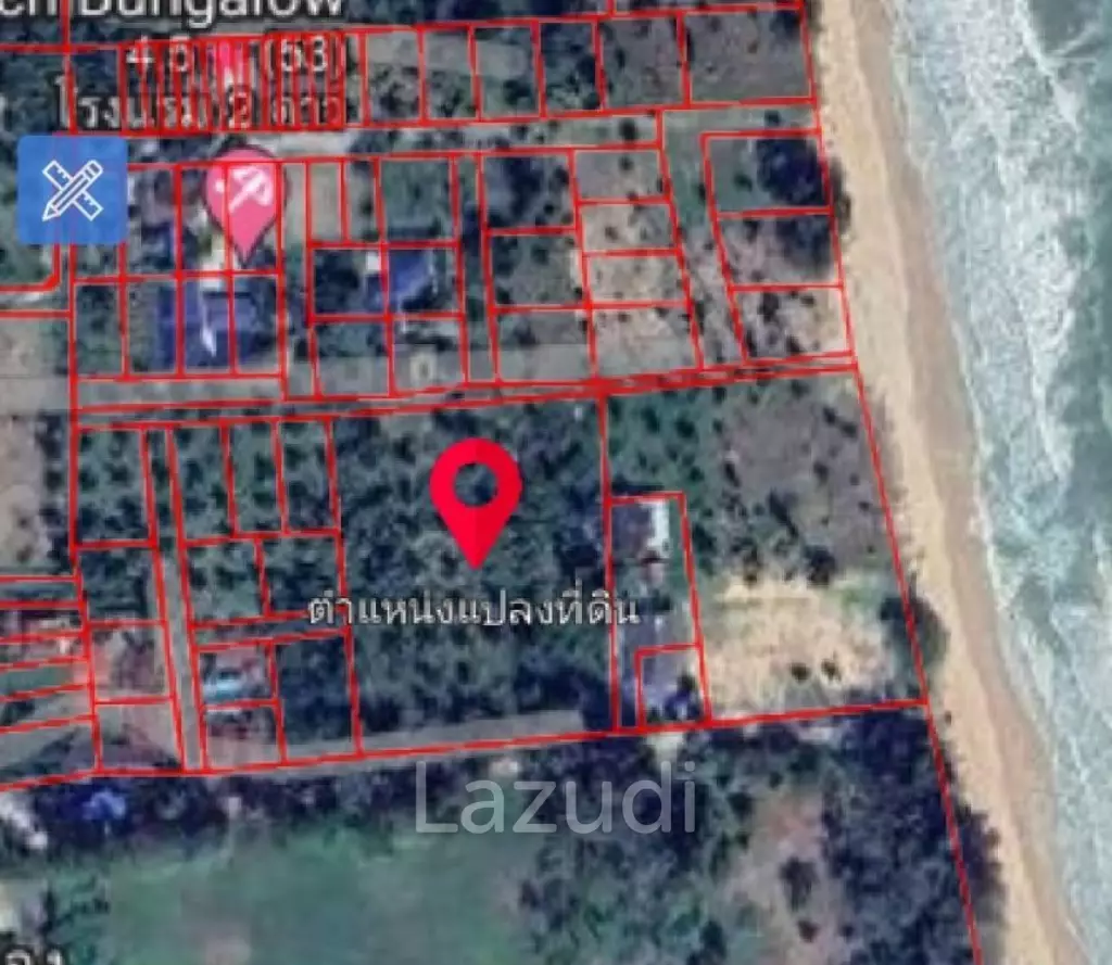 Land for Sale near the Beach at Bangsaphan Noi