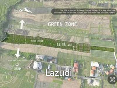 Prime 68.36 Are Pink Zone Land in Cemagi, Ideal for Development, 3 Minutes Away From the Beach