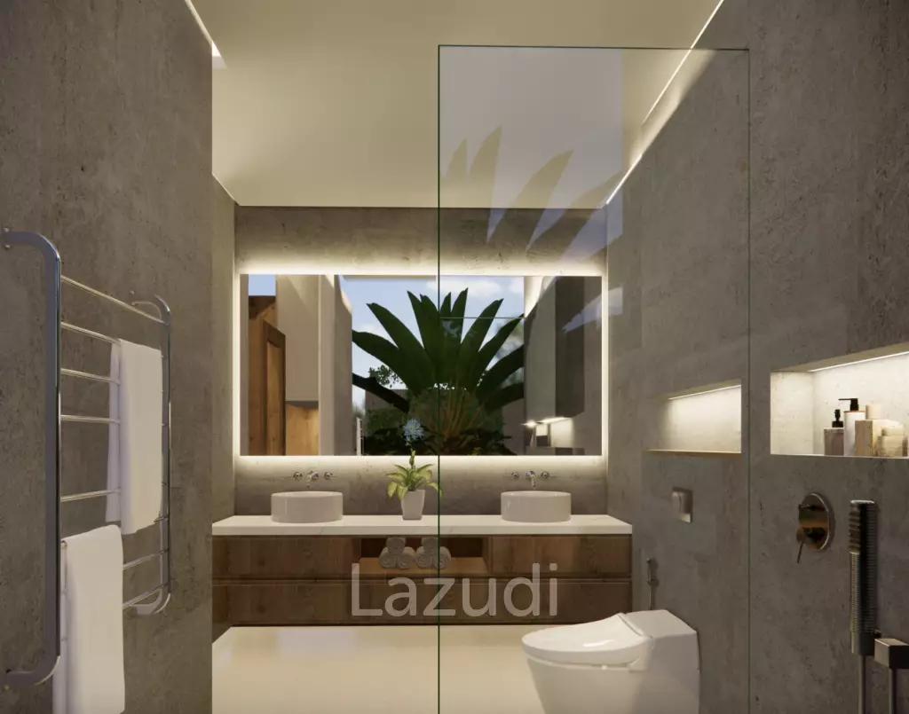 Luxurious 4 Bedroom Villa with Rooftop in Prime Location of Berawa