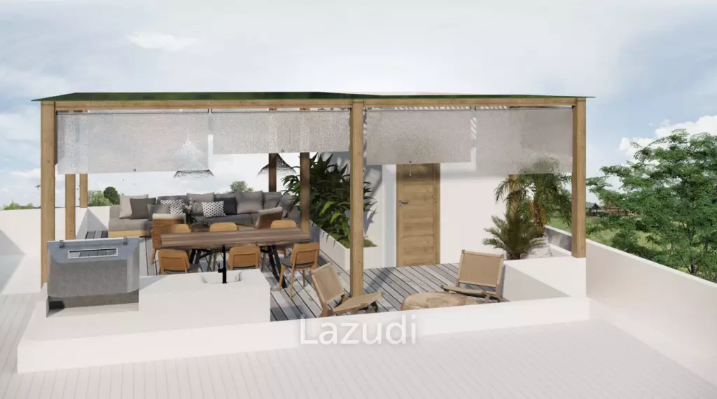 Luxurious 4 Bedroom Villa with Rooftop in Prime Location of Berawa