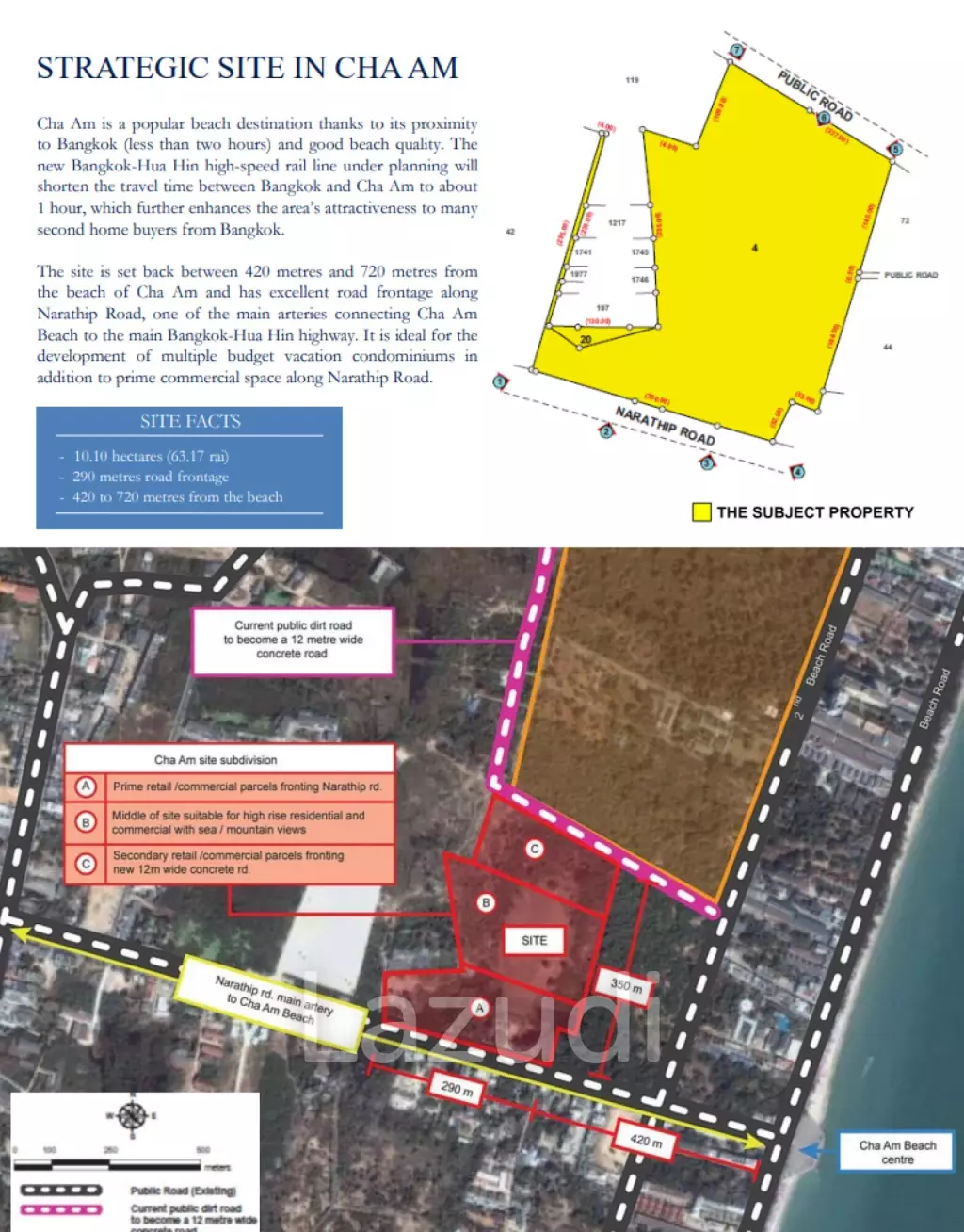 Prime Land 63 Rai Cha Am Near Popular Beach