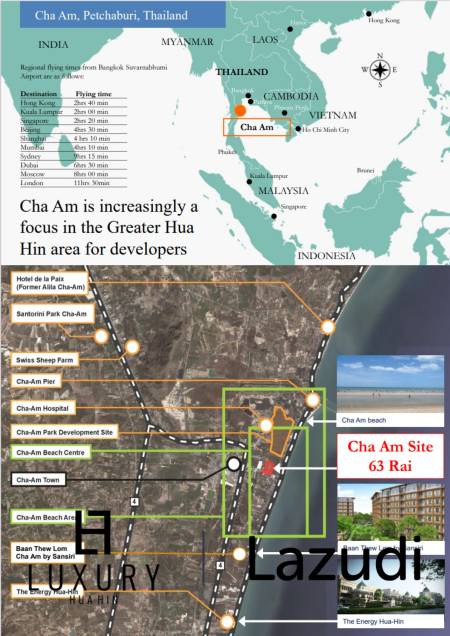 Ча Ам: 63 Раи рядом с пляжем