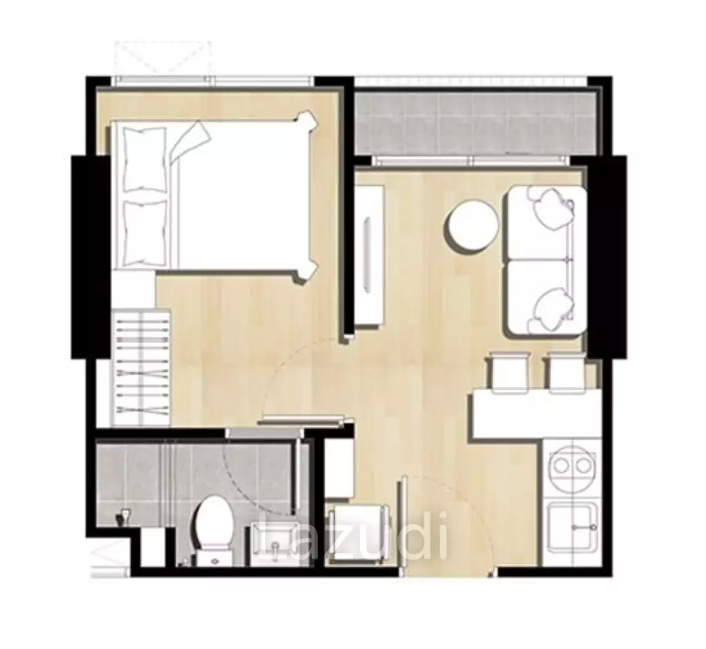 1 Bedroom 25 SQ.M. Knightsbridge Prime Sathorn