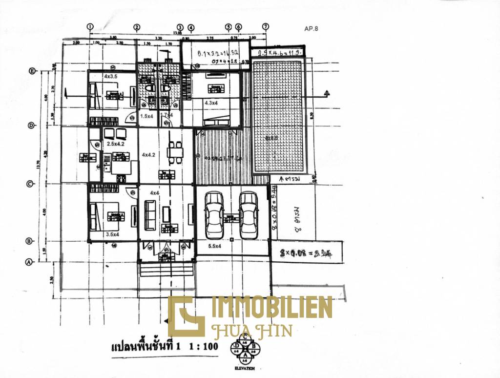 549 Kvm 3 Seng 2 Bad Villa for Salg