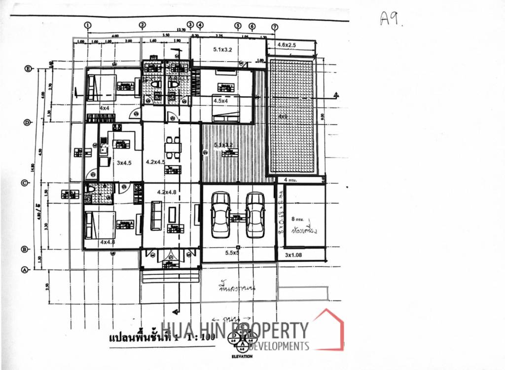 3 bed 2 Bath 279.8 SQ.M  The Valley One Hua Hin Cha Am