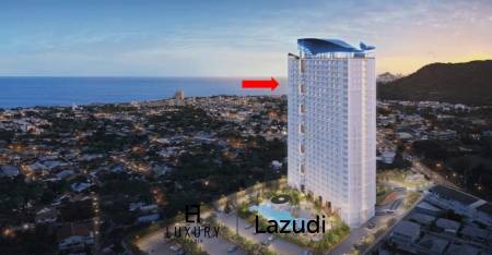 Supalai Blue Whale : condo de 2 chambres à coucher avec vue sur la mer