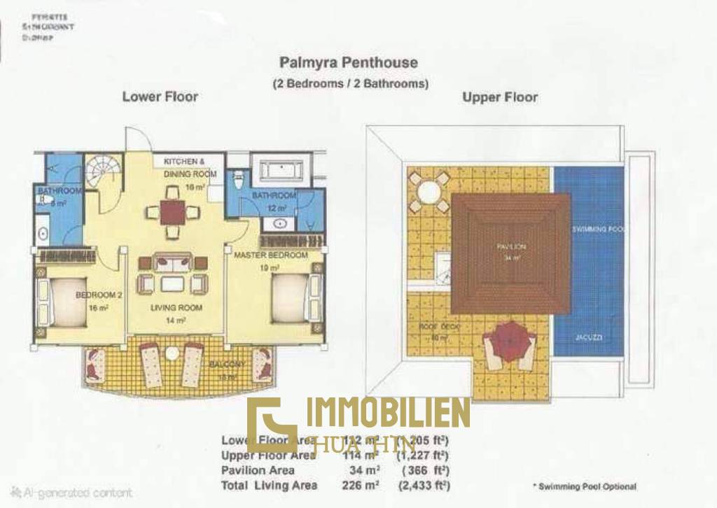 SeaRidge 2-Schlafzimmer Penthouse-Eigentumswohnung