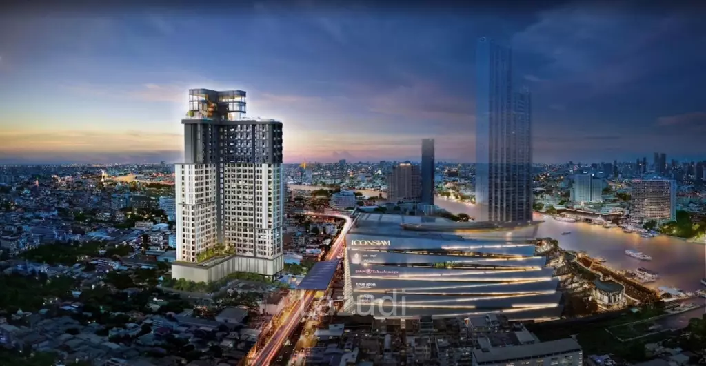 1 Bed 1 Bath 43 SQ.M Rhythm Charoennakhon Iconic