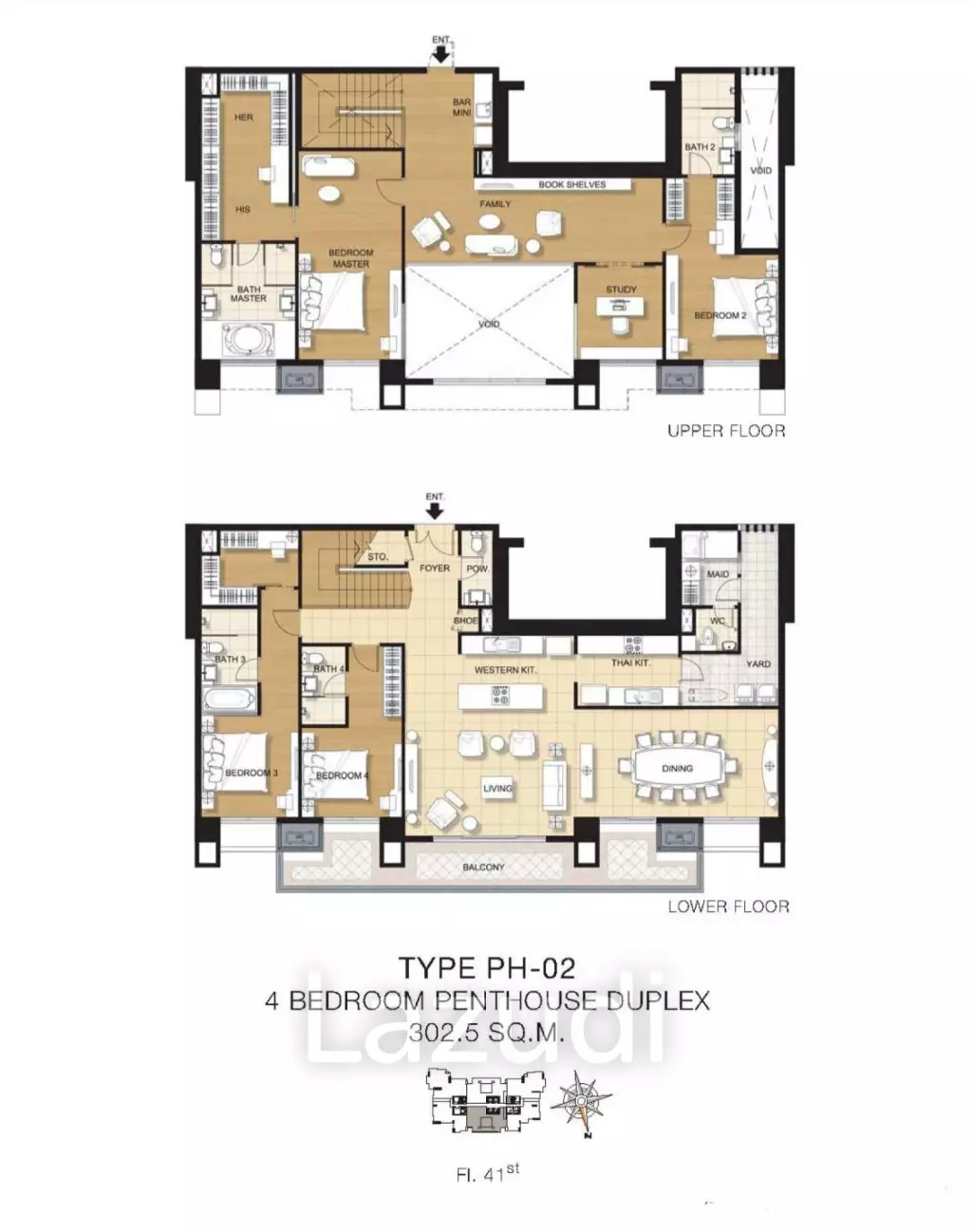3 Bedrooms 3 Bathrooms 303.64 SQ.M Villa Asok