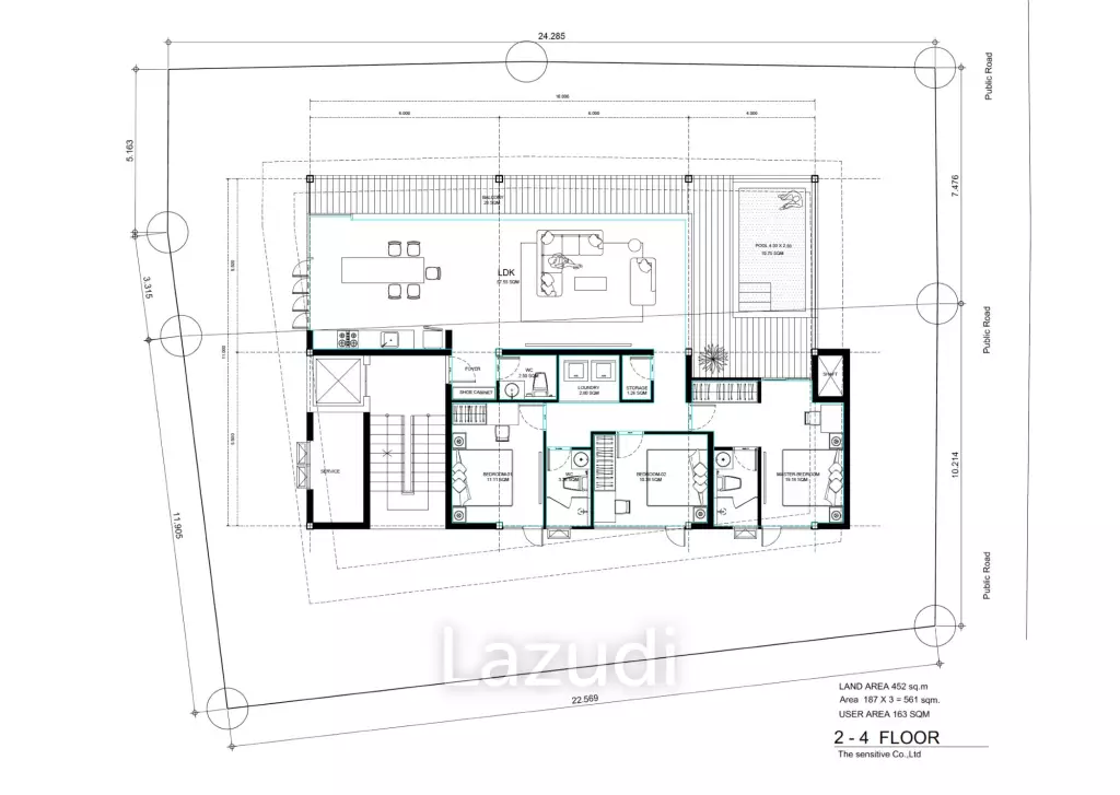 3-Bed Sea Views 175 SQ.M Almafi Apartment