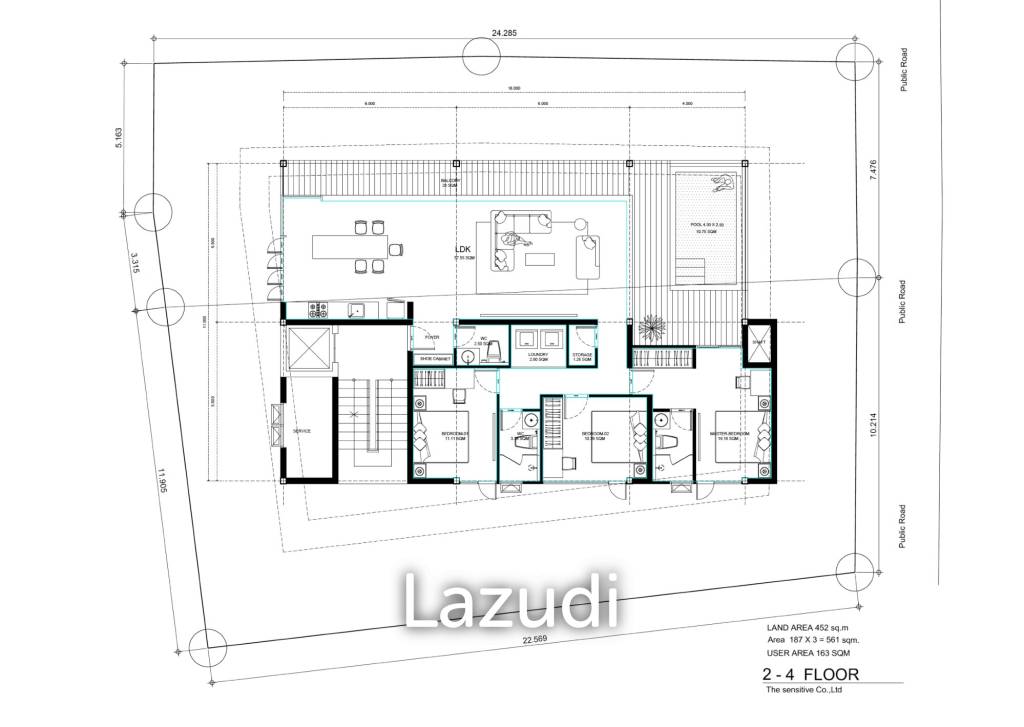 3-Bed Sea Views 175 SQ.M Almafi Apartment