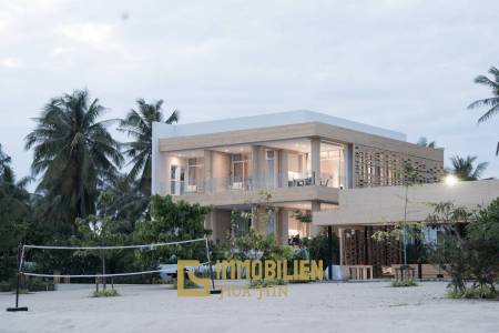 6 chambres et 6 salles de bains villa sur la plage avec 2 rai de terre